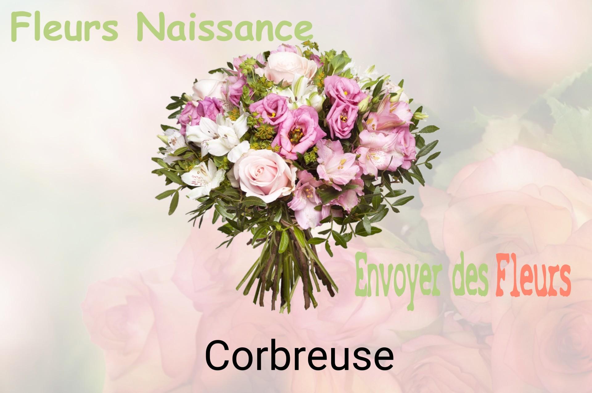 Bouquet de fleurs de naissance livré à Corbreuse