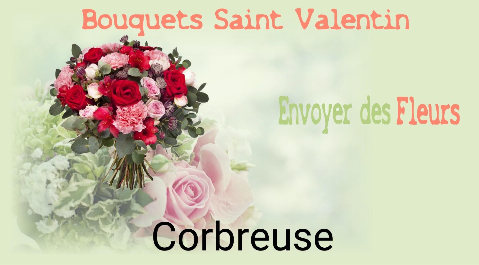 Roses de Saint-Valentin livrées à Corbreuse